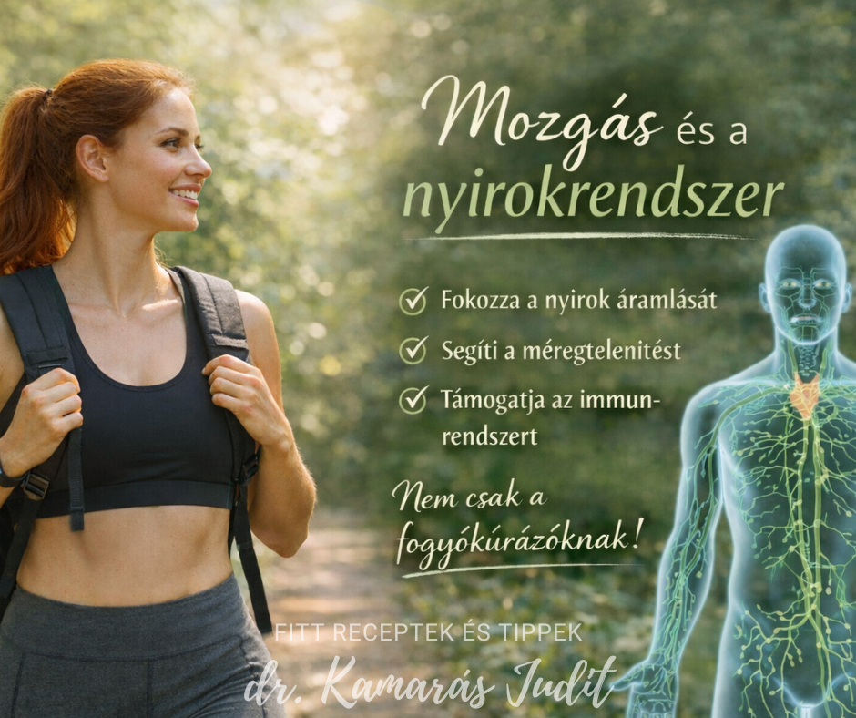 A mozgás nem csak a fogyásról szól – a nyirokrendszered miatt is létfontosságú