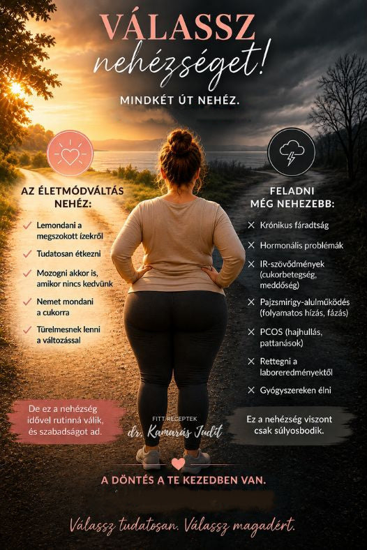 Válassz nehézséget! – Az életmódváltás fájdalma vagy a hormonális problémákkal való együttélés?