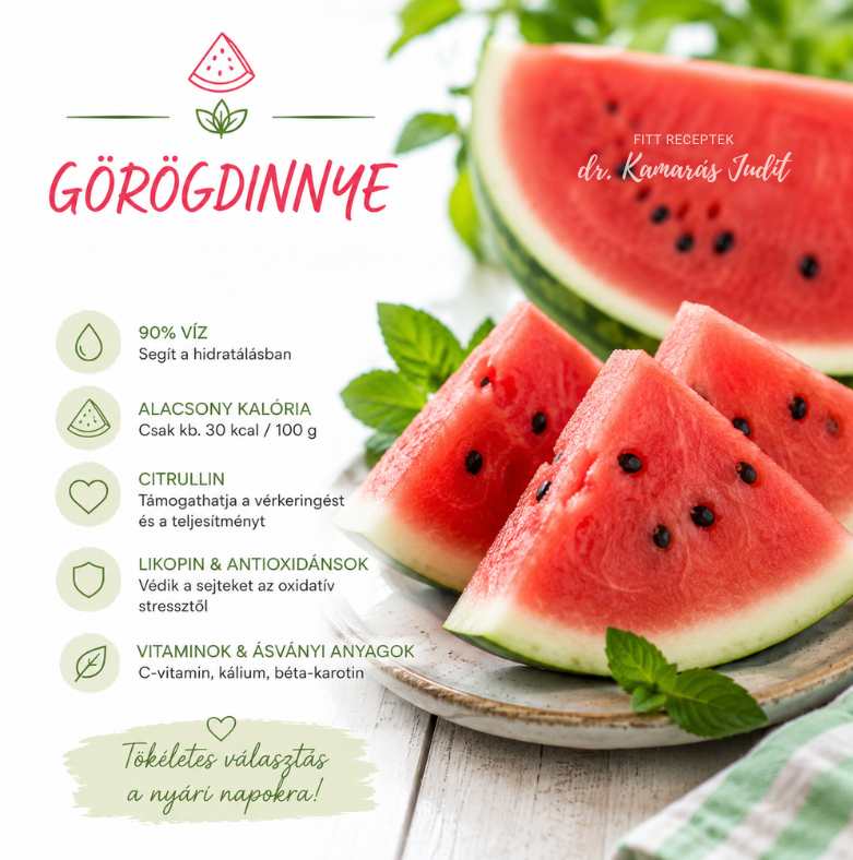 Görögdinnye: több mint frissítő nyári gyümölcs – ezt érdemes tudni róla