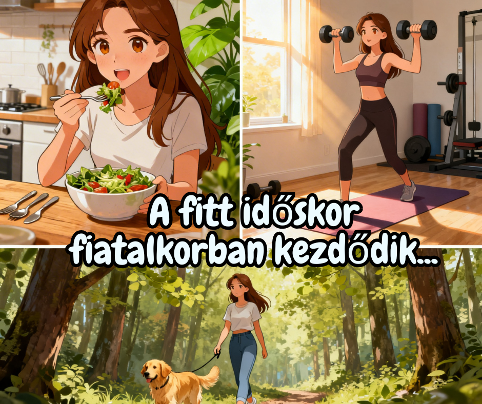 A fitt időskor fiatalkorban kezdődik